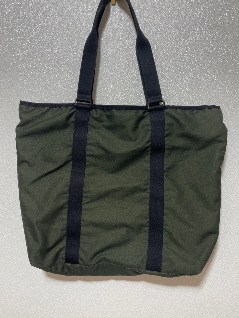 2/$40 Nike Olive Green Messenger Tote with Black Straps - Picture 3 of 10